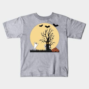 Vintage Spooky Forest Kids T-Shirt